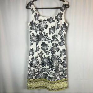 ADRIANNA PAPELL MODEST 
LINED SHEATH DRESS STRETCH
COTTON Size: 10